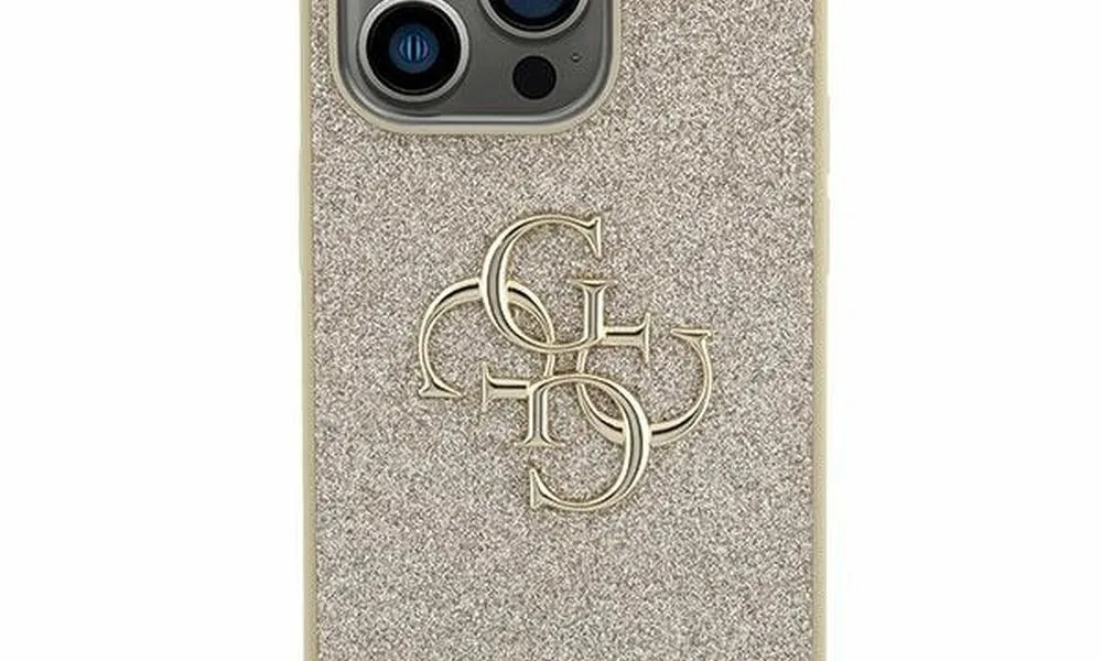 Oryginalne Etui GUESS Hardcase GUHCS23FEHG4SGD do SAMSUNG S23 FE (Fixed Glitter / złoty)