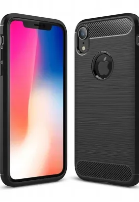 Futerał CARBON do IPHONE XR czarny