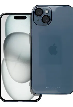 Futerał Roar Pure Simple Fit Case - do iPhone 15 Plus Granatowy