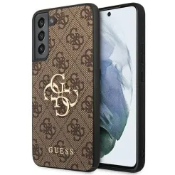 Oryginalne Etui GUESS Hardcase GUHCS22M4GMGBR do Samsung S22 Plus (Kolekcja 4G Big Metal Logo / brązowy)