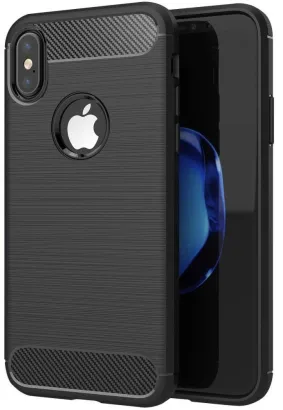 Futerał CARBON do IPHONE XS czarny