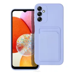 Futerał CARD CASE do SAMSUNG A14 5G / A14 4G fioletowy