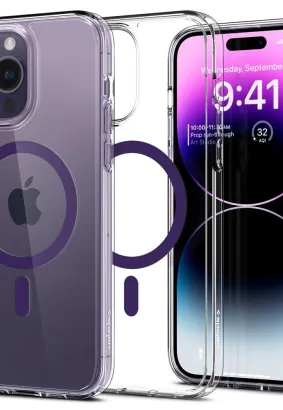 Futerał SPIGEN Ultra Hybrid Mag do IPHONE 14 PRO MAX deep purple