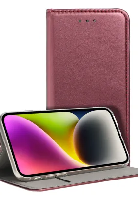 Kabura SMART MAGNETO do MOTOROLA EDGE 40 Neo burgundowy