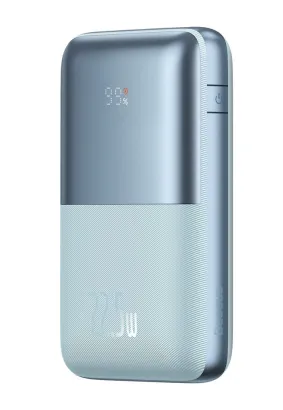 Bateria zewnętrzna (Powerbank) BASEUS Bipow Pro Overseas Edition - 20 000mAh Quick Charge PD 22,5W z kablem USB do Typ C PPBD040303 niebieski