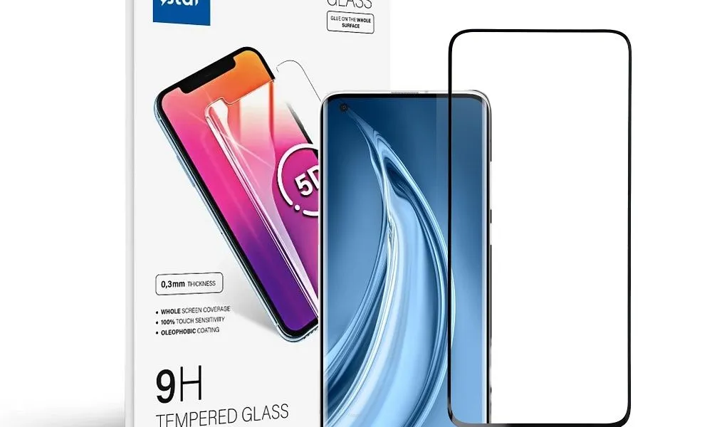 Szkło hartowane Blue Star 5D - do Xiaomi Mi 10s (full glue/case friendly) - czarny