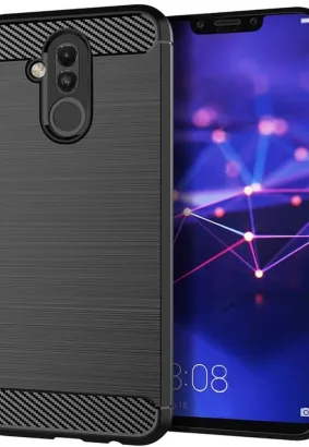 Futerał CARBON do HUAWEI Mate 20 Lite czarny