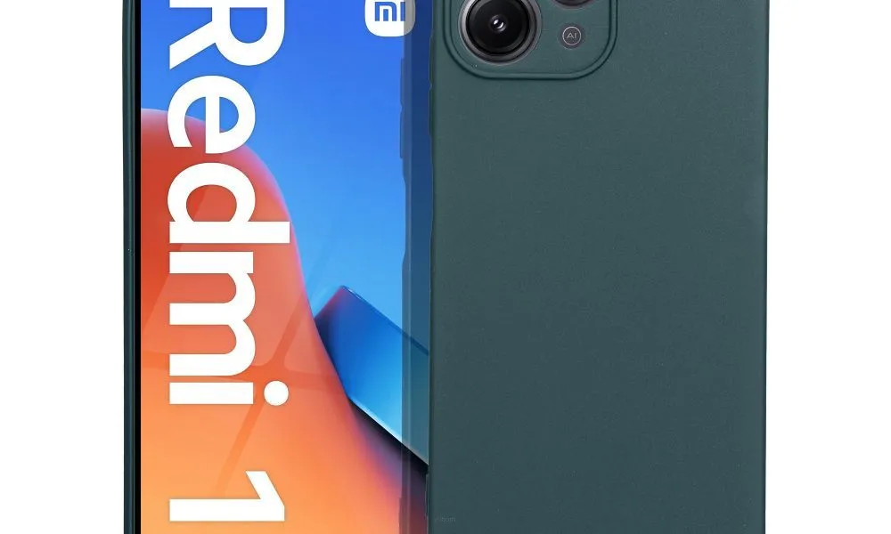 Futerał MATT do XIAOMI Redmi 12 4G / Redmi 12 5G ciemnozielony