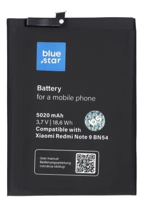 Bateria do Xiaomi Redmi Note 9 (BN54) 5020 mAh Li-Ion Blue Star