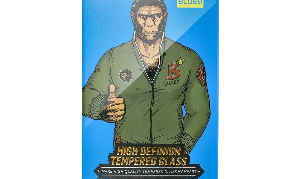 Szkło Hartowane 5D Mr. Monkey Glass - Apple iPhone 15 Plus czarny (Strong HD)