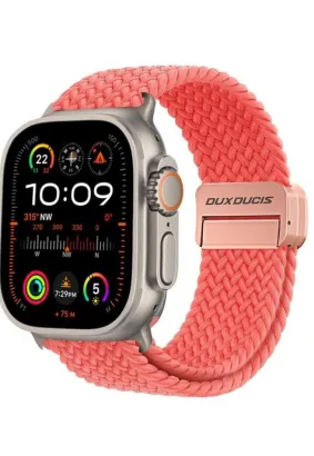 DUX DUCIS Mixture Pro - pleciona opaska do Apple Watch 42/44/45/49mm guava