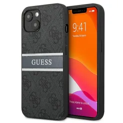 Oryginalne Etui GUESS Hardcase GUHCP13S4GDGR do iPhone 13 MINI (Kolekcja 4G Stripe / szary)