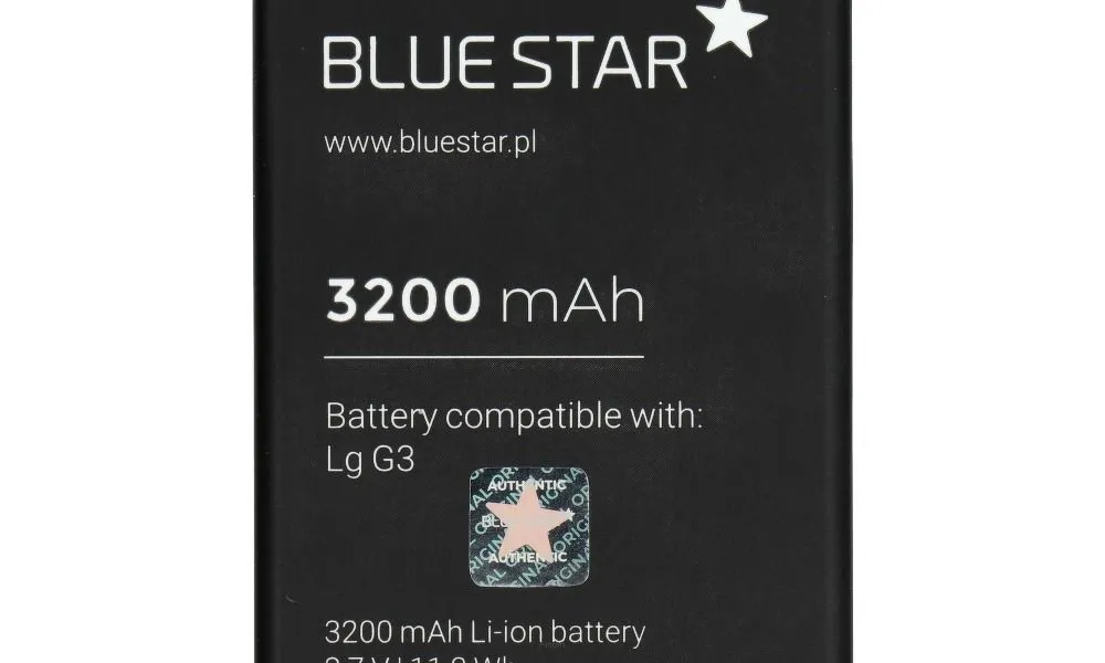 Bateria do LG G3 3200 mAh Li-Ion Blue Star PREMIUM