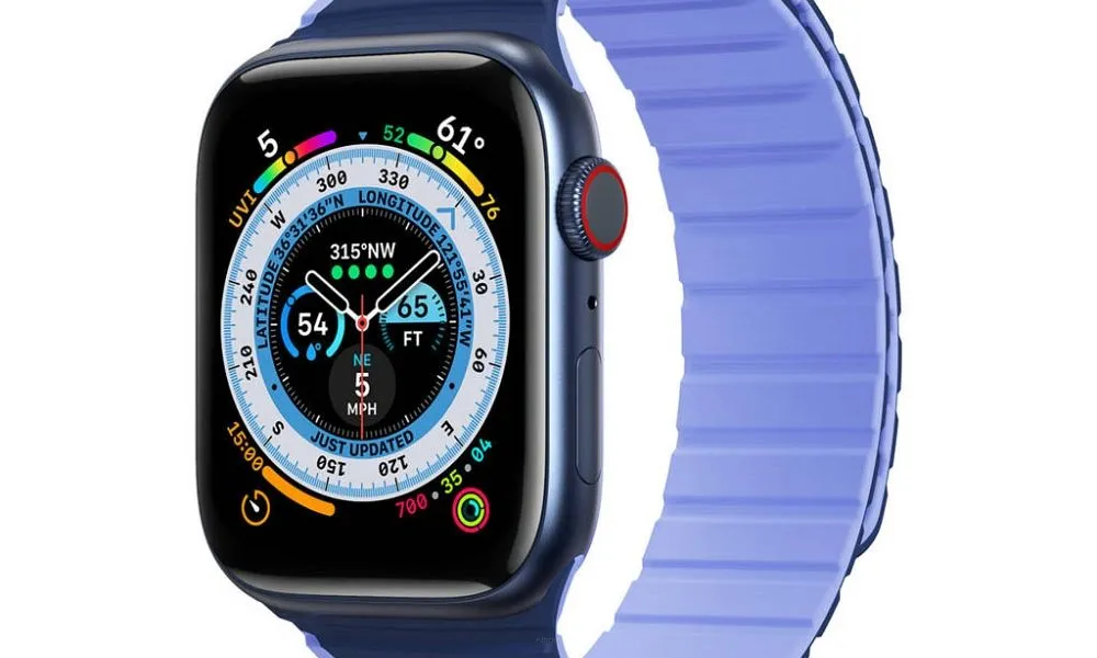 DUX DUCIS LD - pasek silikonowy do Apple Watch 42/44/45mm niebieski