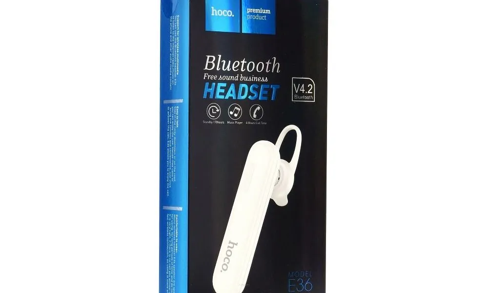 HOCO słuchawka bluetooth Business E36 biały