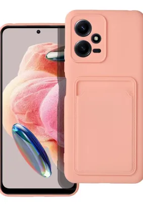 Futerał CARD CASE do XIAOMI Redmi NOTE 12 5G różowy