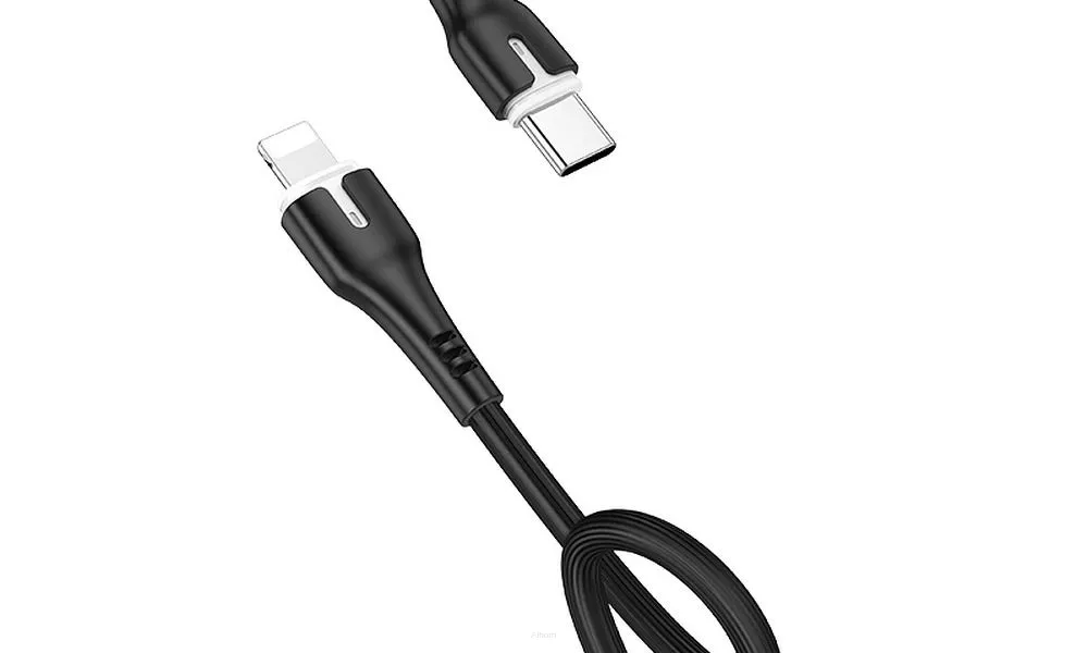 HOCO kabel Typ C do iPhone Lightning 8-pin Surplus Power Delivery PD18W X45 1 metr czarny