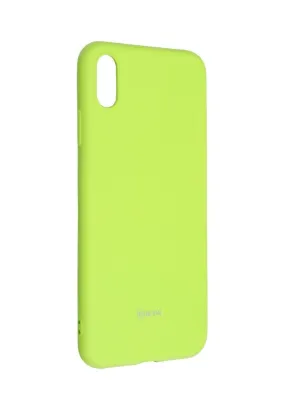 Futerał Roar Colorful Jelly Case - do iPhone XS Max Limonka