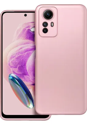 Futerał METALLIC do XIAOMI Redmi Note 12S różowy