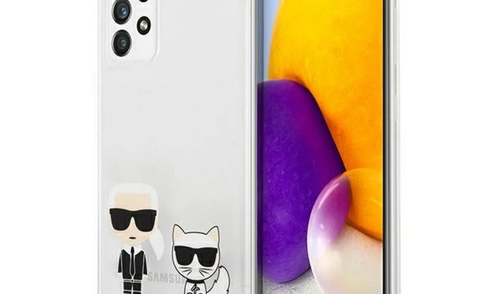 Oryginalne Etui KARL LAGERFELD Hardcase KLHCA72CKTR do Samsung A72 4G/ A72 5G transparent