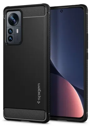 Futerał SPIGEN Rugged Armor do XIAOMI 12 PRO matte black