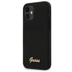 Oryginalne Etui GUESS Hardcase GUHCP12SLSLMGBK iPhone 12 Mini czarny