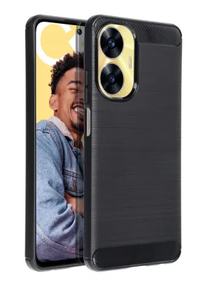 Futerał CARBON do REALME C55 czarny