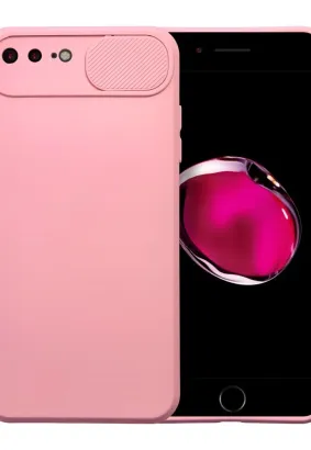 Futerał SLIDE do IPHONE 7 Plus / 8 Plus jasnoróżowy