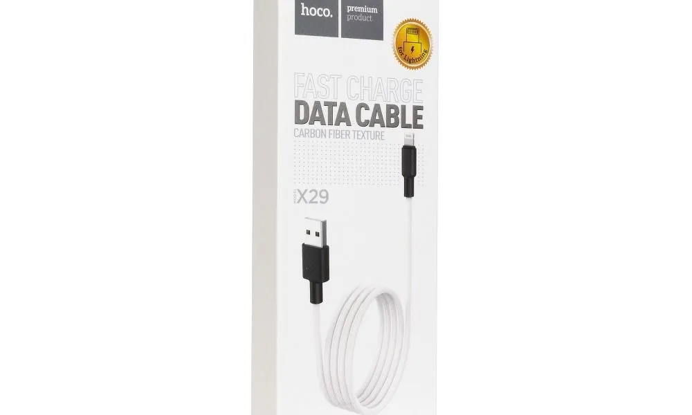 HOCO kabel USB A do Lightning 2A X29 1 m biały
