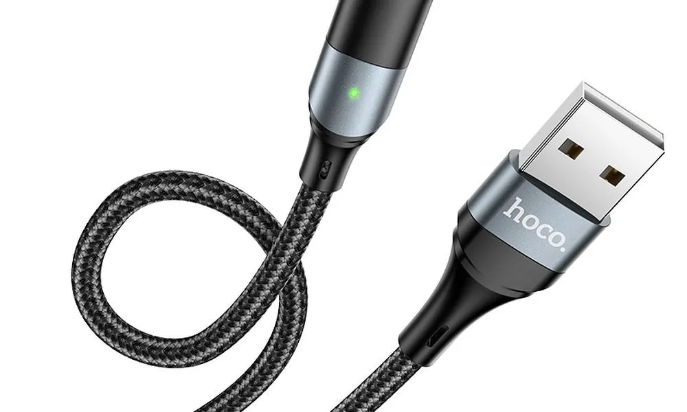 HOCO kabel USB do Micro Orbit Fast Charging 2,4A U100 czarny