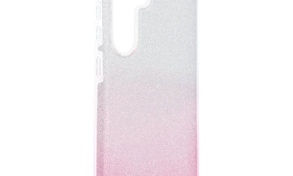 Futerał SHINING do SAMSUNG Galaxy S24 transparent/róż