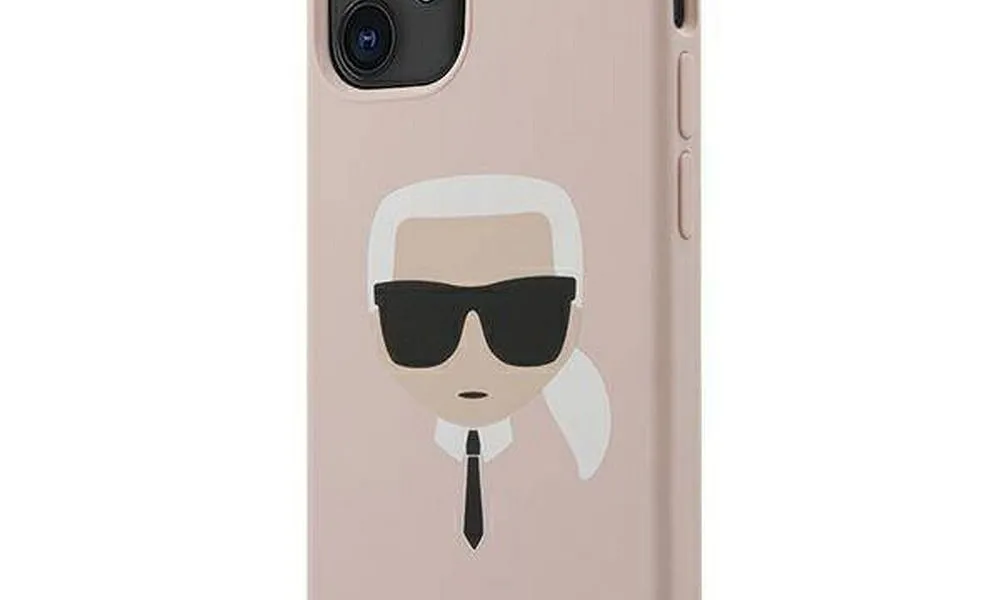 Oryginalne Etui KARL LAGERFELD Hardcase KLHCP12SSLKHLP do iPhone 12 MINI różowy