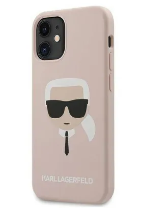 Oryginalne Etui KARL LAGERFELD Hardcase KLHCP12SSLKHLP do iPhone 12 MINI różowy