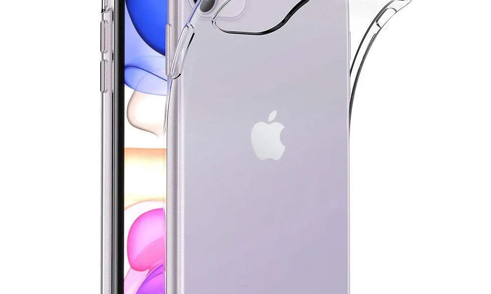 Futerał BACK CASE ULTRA SLIM 0,3 mm do IPHONE 12 / 12 Pro transparentny