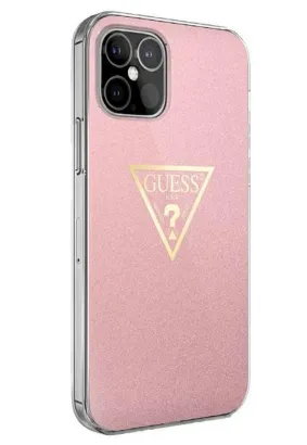 Oryginalne Etui GUESS Hardcase GUHCP12SPCUMPTPI do iPhone 12 MINI (Kolekcja Metallic / różowy)