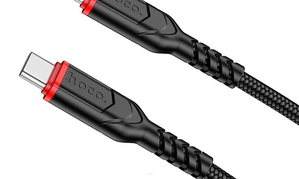 HOCO kabel Typ C do Typ C PD 60W VICTORY X59 1m czarny