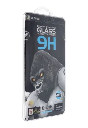 Szkło hartowane X-ONE Full Cover Extra Strong Matowe - do iPhone 15 Pro Max (full glue) czarny