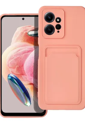 Futerał CARD CASE do XIAOMI Redmi NOTE 12 4G różowy