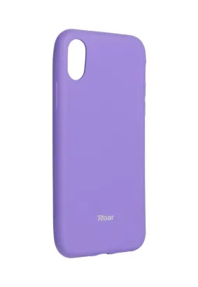 Futerał Roar Colorful Jelly Case - do iPhone X / XS Fioletowy