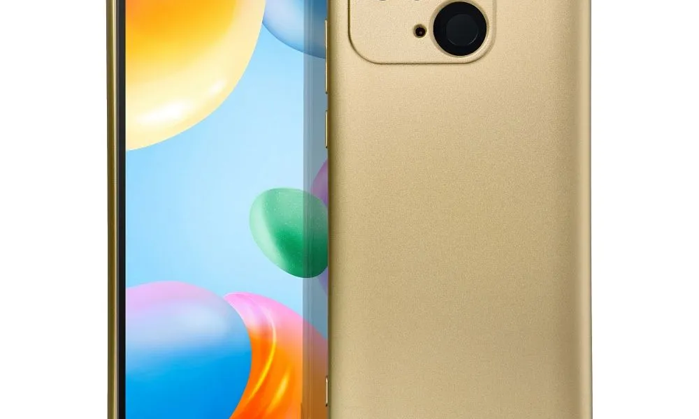 Futerał METALLIC do XIAOMI Redmi 10C złoty