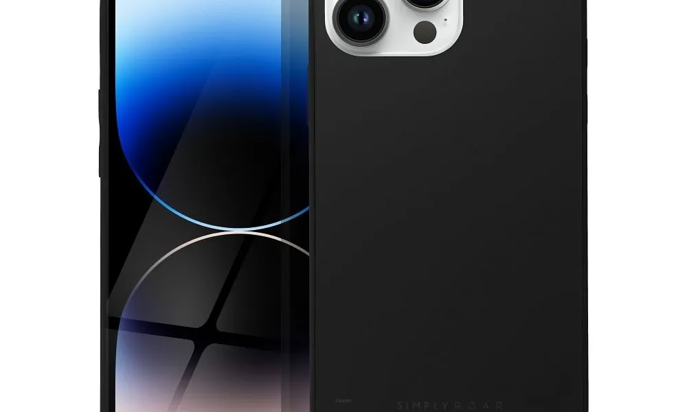 Futerał Roar Matte Glass Case - do iPhone 14 Pro Max czarny