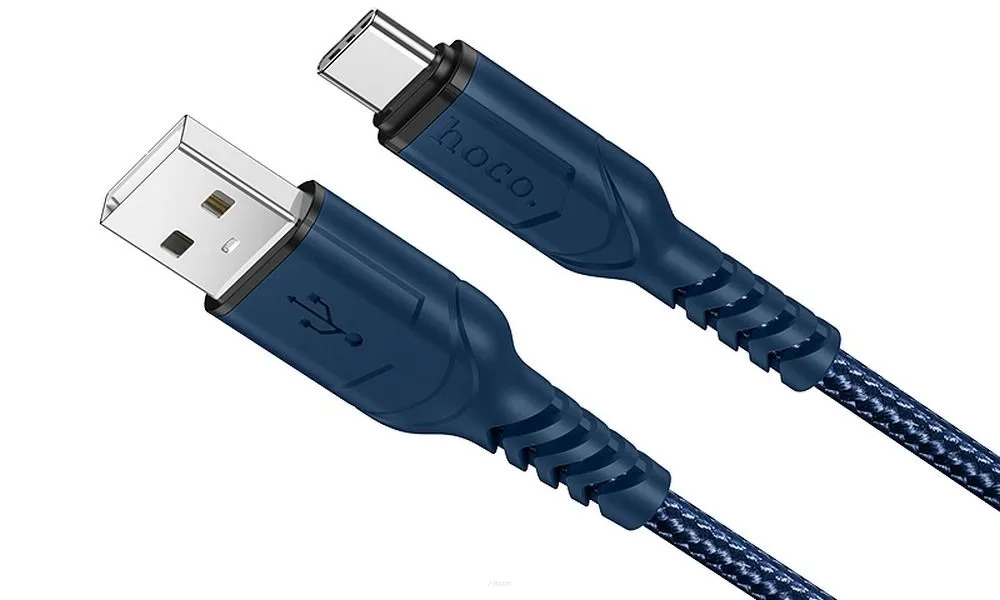 HOCO kabel USB do Typ C 3A VICTORY X59 1 m niebieski