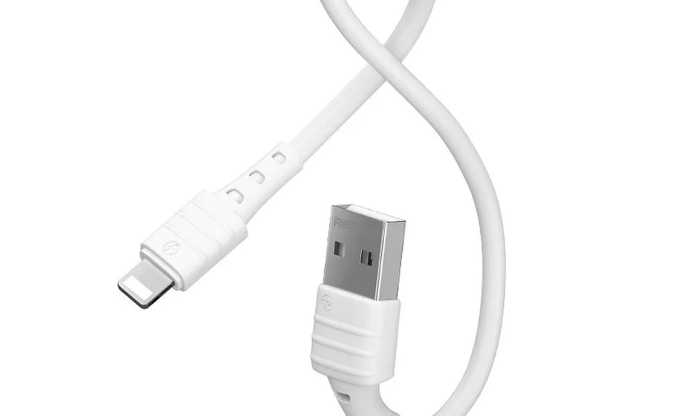 REMAX kabel USB do iPhone Lightning 8-pin Skin-Friendly 2,4A RC-179i biały