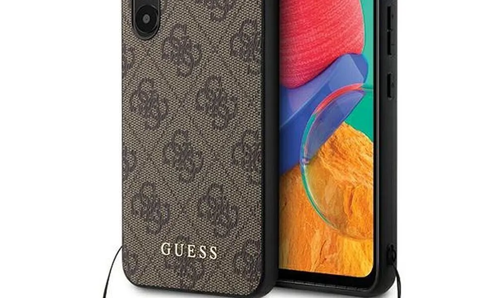 GUESS futerał do SAMSUNG S23 FE GUHCS23FEGF4GBR (4G Charm) brązowy