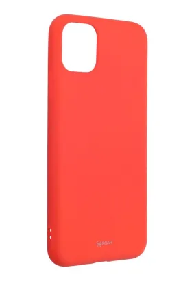 Futerał Roar Colorful Jelly Case - do iPhone 11 Pro Max Brzoskwiniowy
