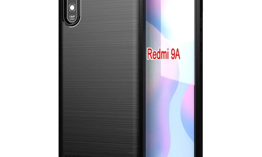 Futerał CARBON do XIAOMI Redmi 9A / 9AT czarny