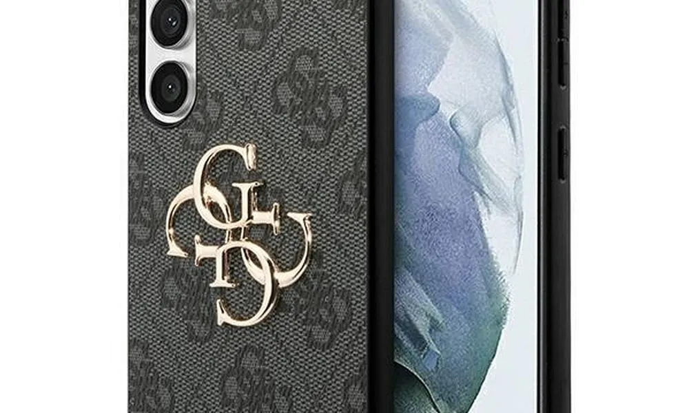 GUESS futerał do SAMSUNG S23 FE GUHCS23FE4GMGGR (Big Metal Logo) szary