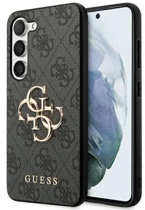 GUESS futerał do SAMSUNG S23 FE GUHCS23FE4GMGGR (Big Metal Logo) szary