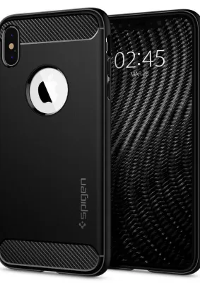 Futerał SPIGEN Rugged Armor do IPHONE X / XS matte black