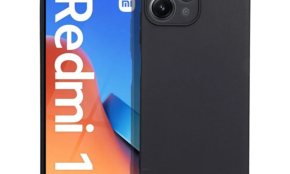 Futerał MATT do XIAOMI Redmi 12 4G / Redmi 12 5G czarny